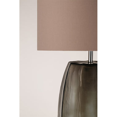 Koonam L Table Lamp - Indigo/Smoke Grey