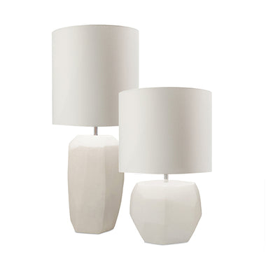 Cubistic Round Table Lamp - Opal