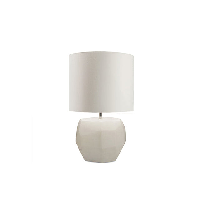 Cubistic Round Table Lamp - Opal