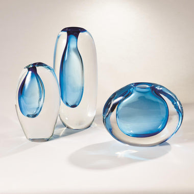 OffSet vase - Light Blue - Sm