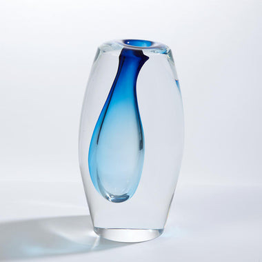 OffSet vase - Light Blue - Sm