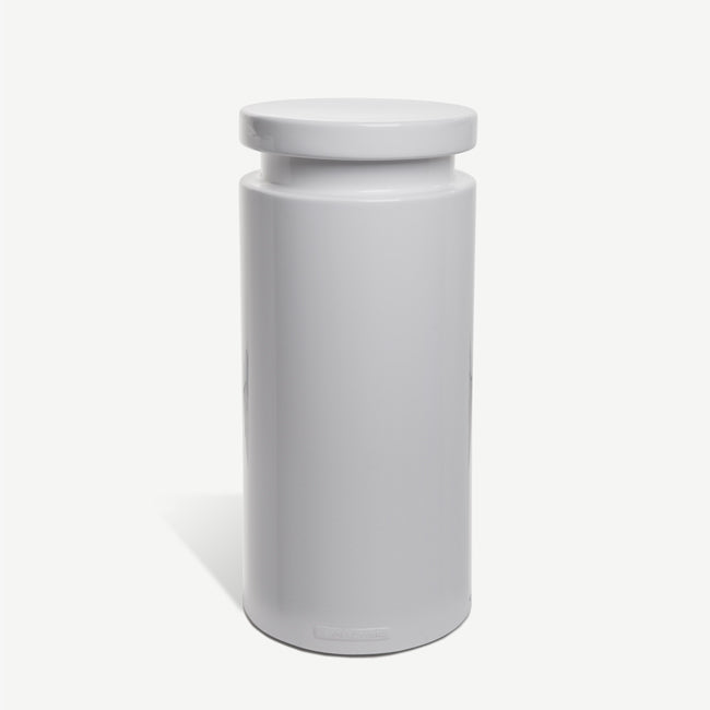 Large Plastic stool - White