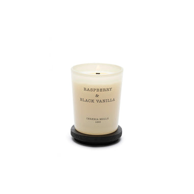 Raspberry & Black Vanilla Candle - Small