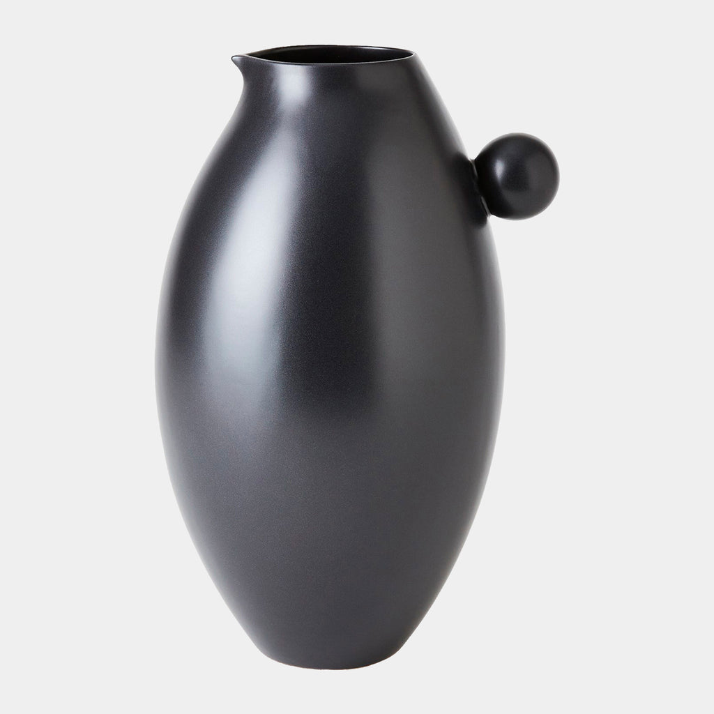 Ball Handled Pitcher - Black - Sm