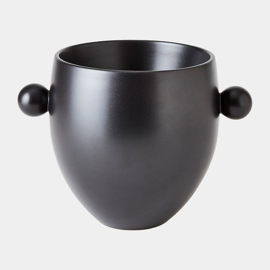 Ball Handled Ice Bucket - Black
