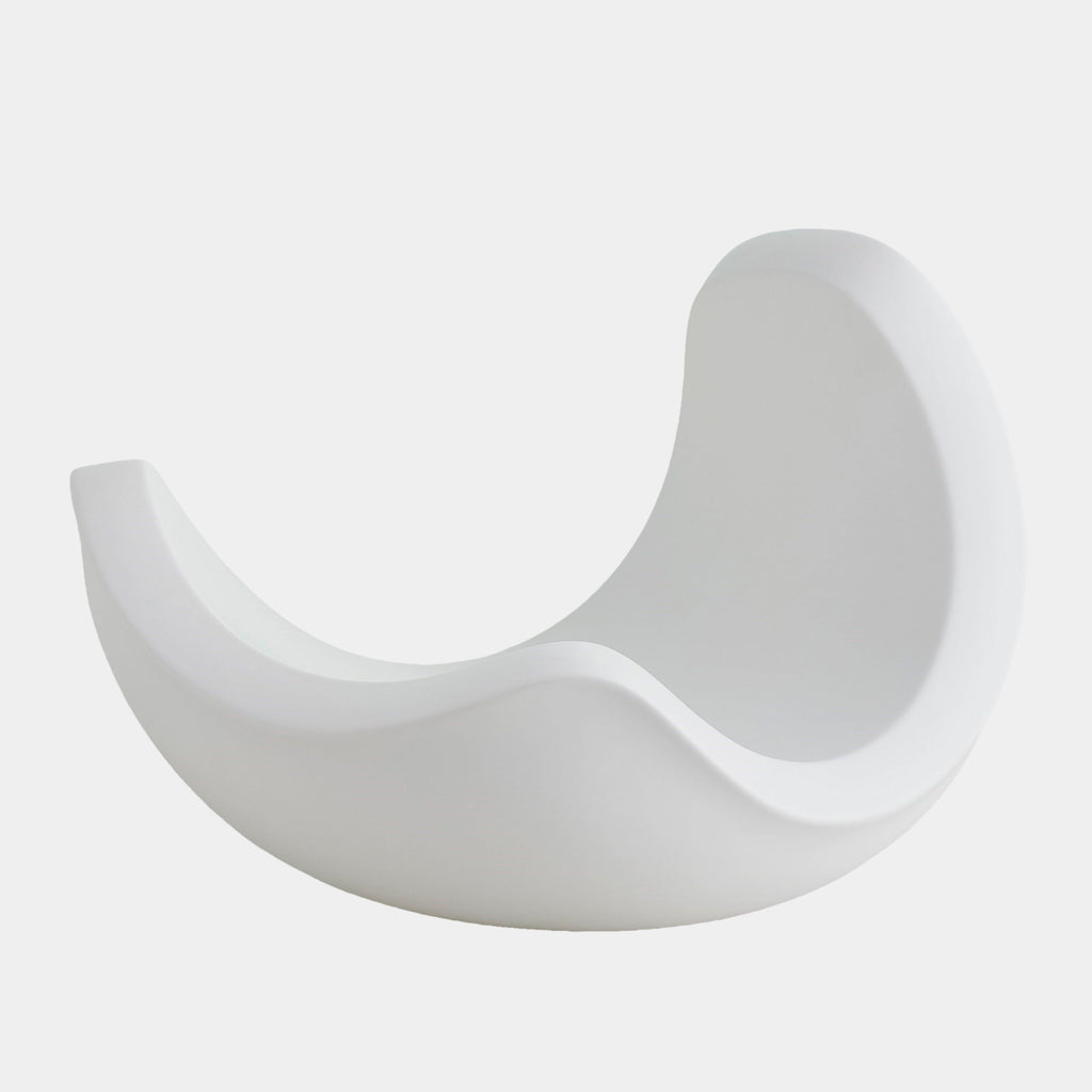 Curl Bowl - Matte White Lg