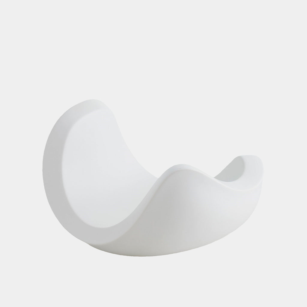 Curl Bowl - Matte White Sm