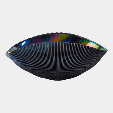 Pleated Bowl - Black Med