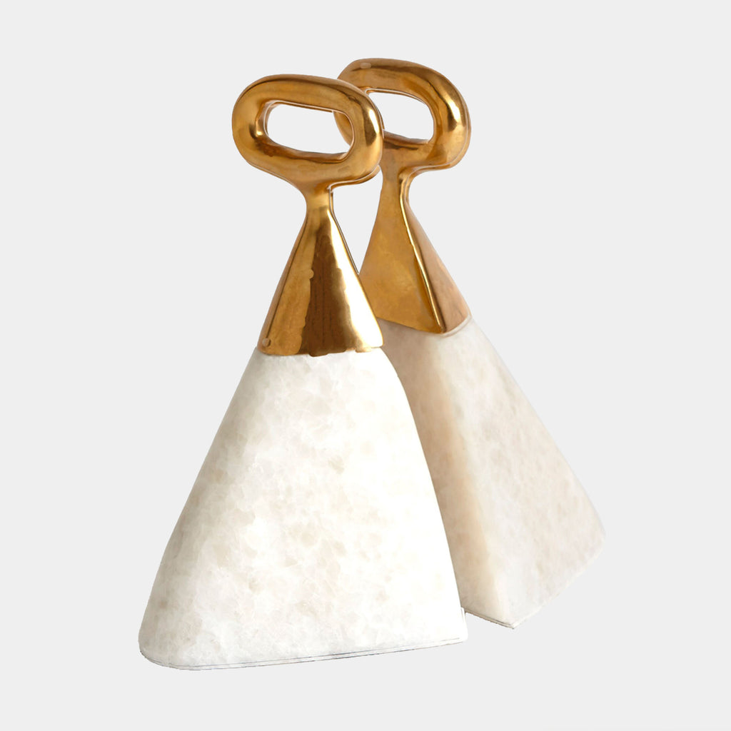 Equestrian Marble Bookends