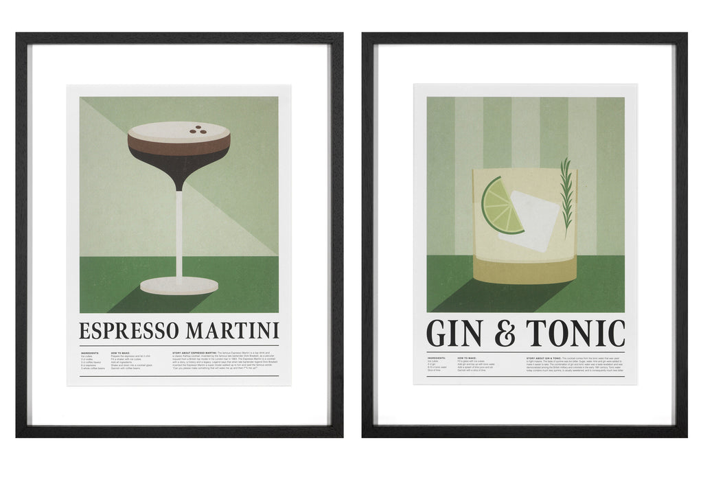 Espresso Martini - Gin Tonic (Set of 2)