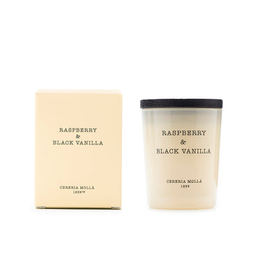 Raspberry & Black Vanilla Candle - Small