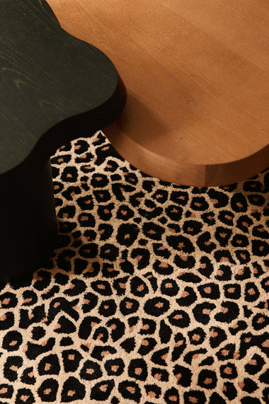Leopard - Natural Round