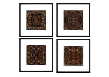 Organic Mandala (Set of 4)