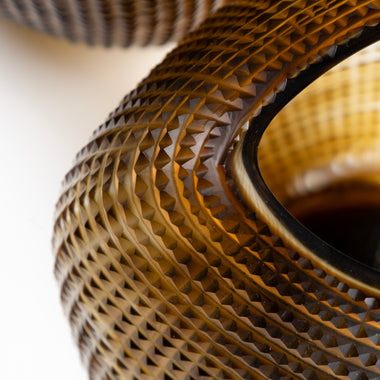 Patara Round - Clear/Dark brown