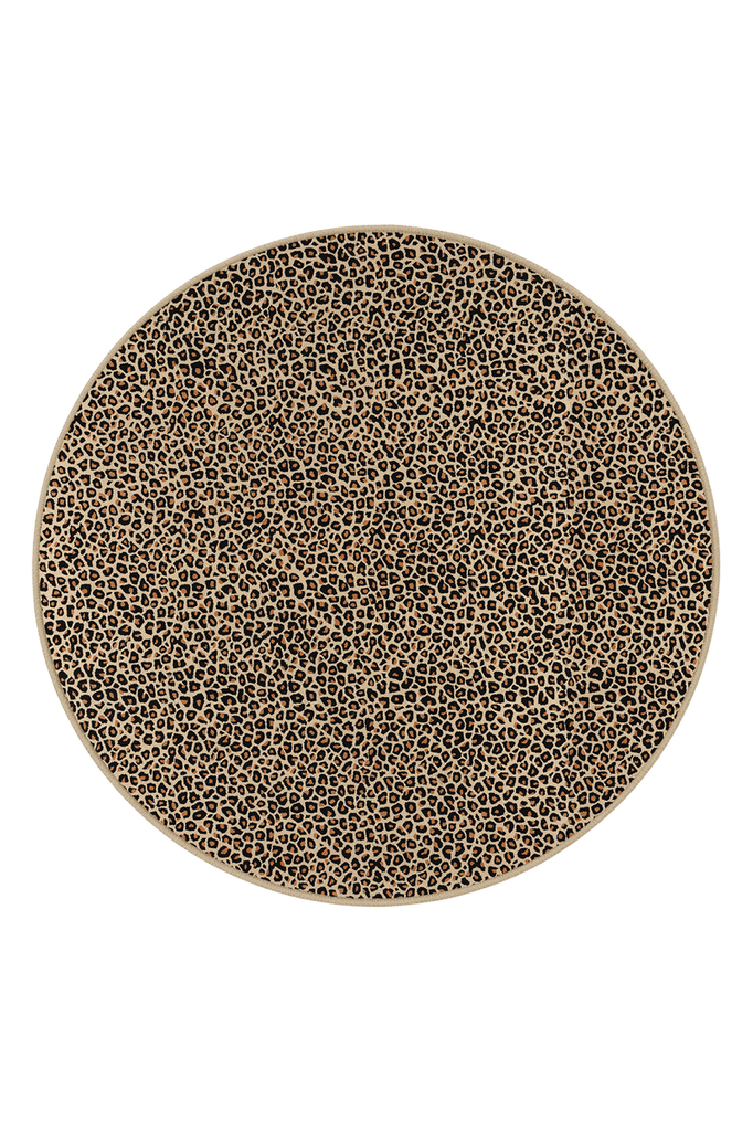 Leopard - Natural Round