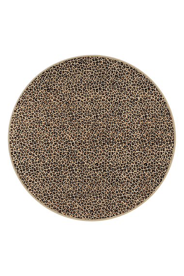 Leopard - Natural Round