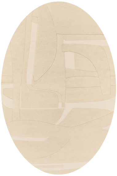Collage Oval Beige