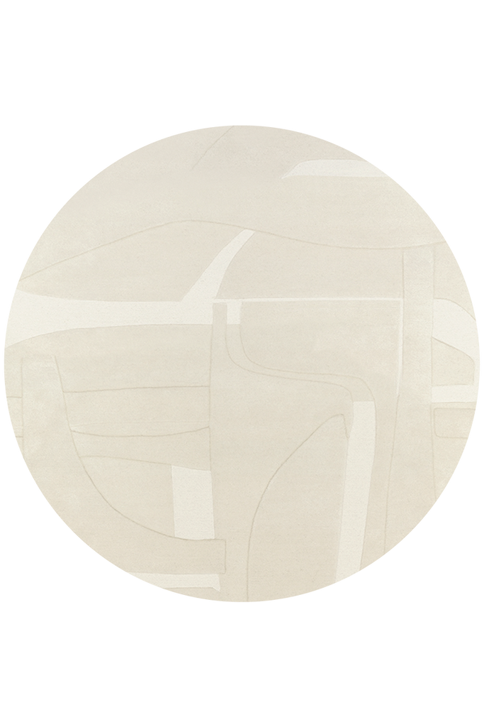 Collage Round White