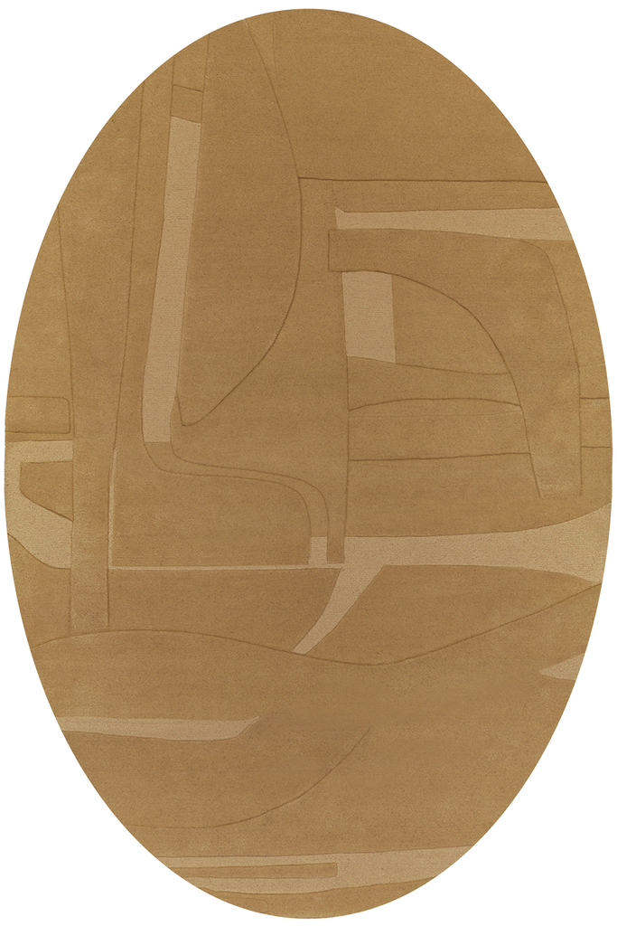 Collage Oval Brown