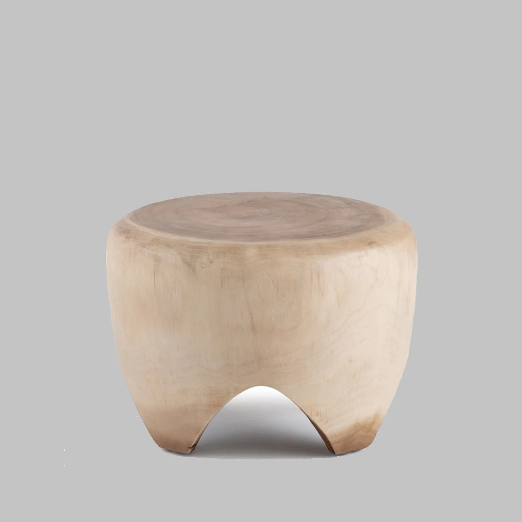 Wood side table - Round