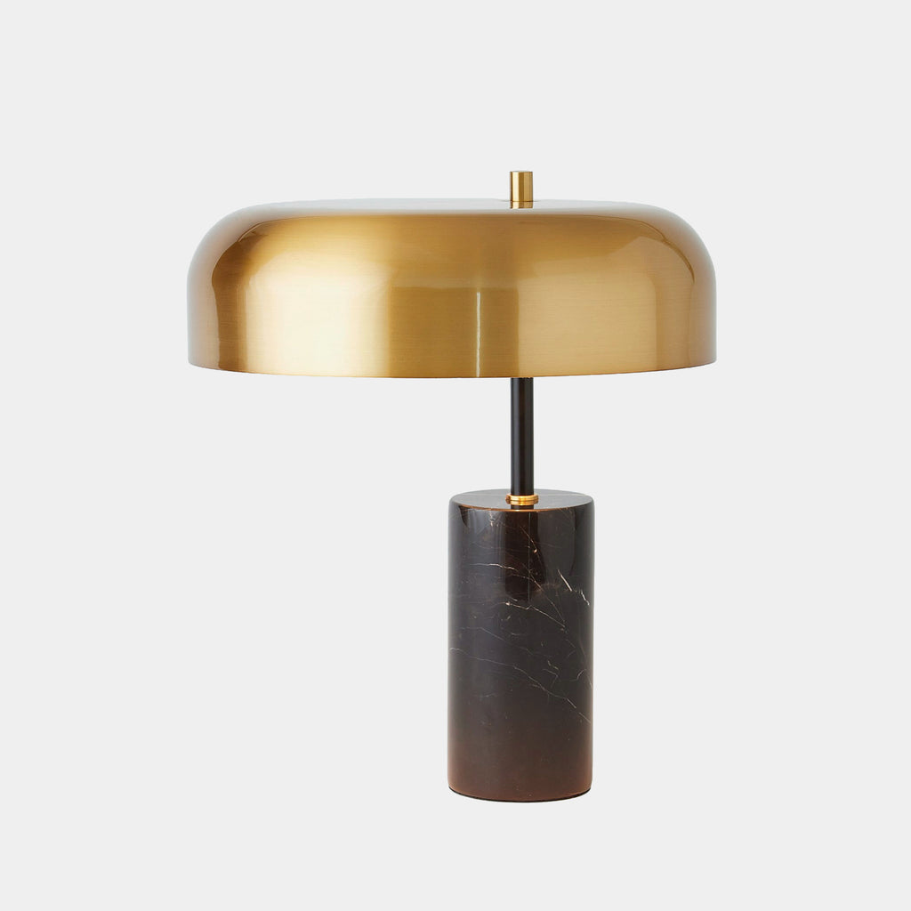 Carly Dome Table Lamp - Gold/Black