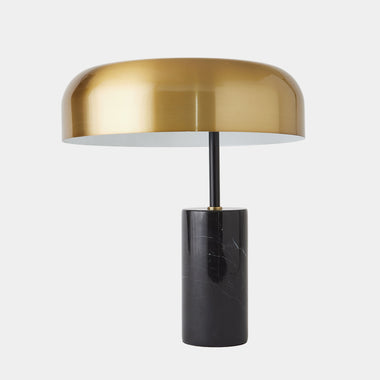 Carly Dome Table Lamp - Gold/Black