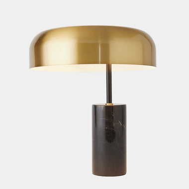 Carly Dome Table Lamp - Gold/Black