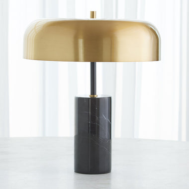 Carly Dome Table Lamp - Gold/Black
