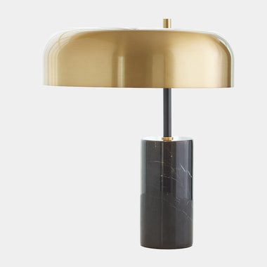 Carly Dome Table Lamp - Gold/Black