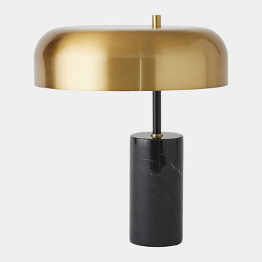 Carly Dome Table Lamp - Gold/Black