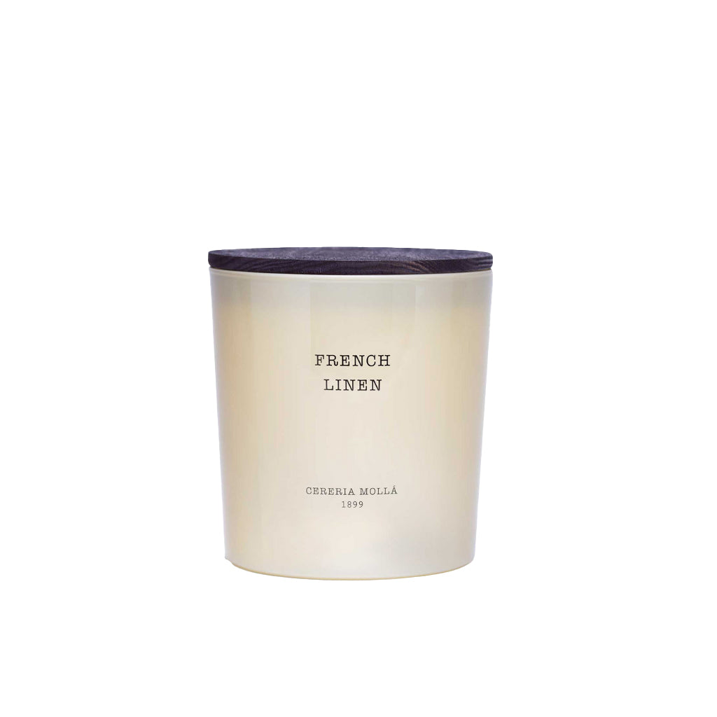 French Linen Candle - Medium