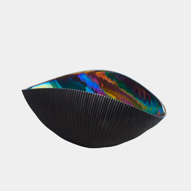 Pleated Bowl - Black Med