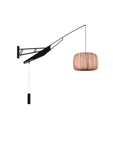 Te Silk Arm Wall Light
