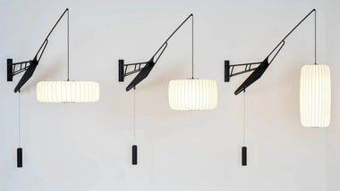 M Silk Arm Wall Light