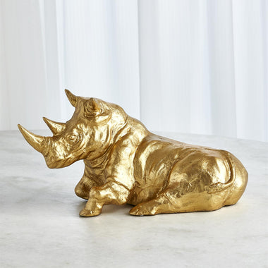 Rhino - Gold Leaf