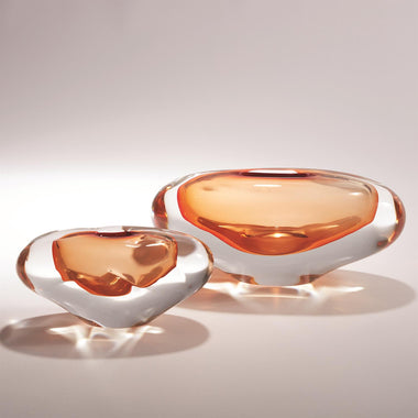 Abstract Bean Vase - Persimmon - Lg