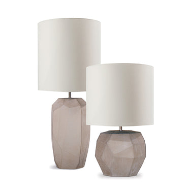 Cubistic Tall Table Lamp - Smoke Grey