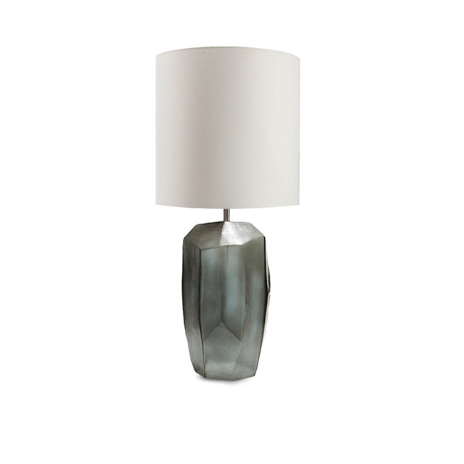Cubistic Tall Table Lamp - Indigo/Smoke Grey