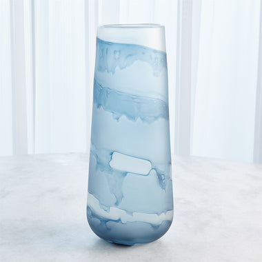 Glacier Vase - Blue - Lg