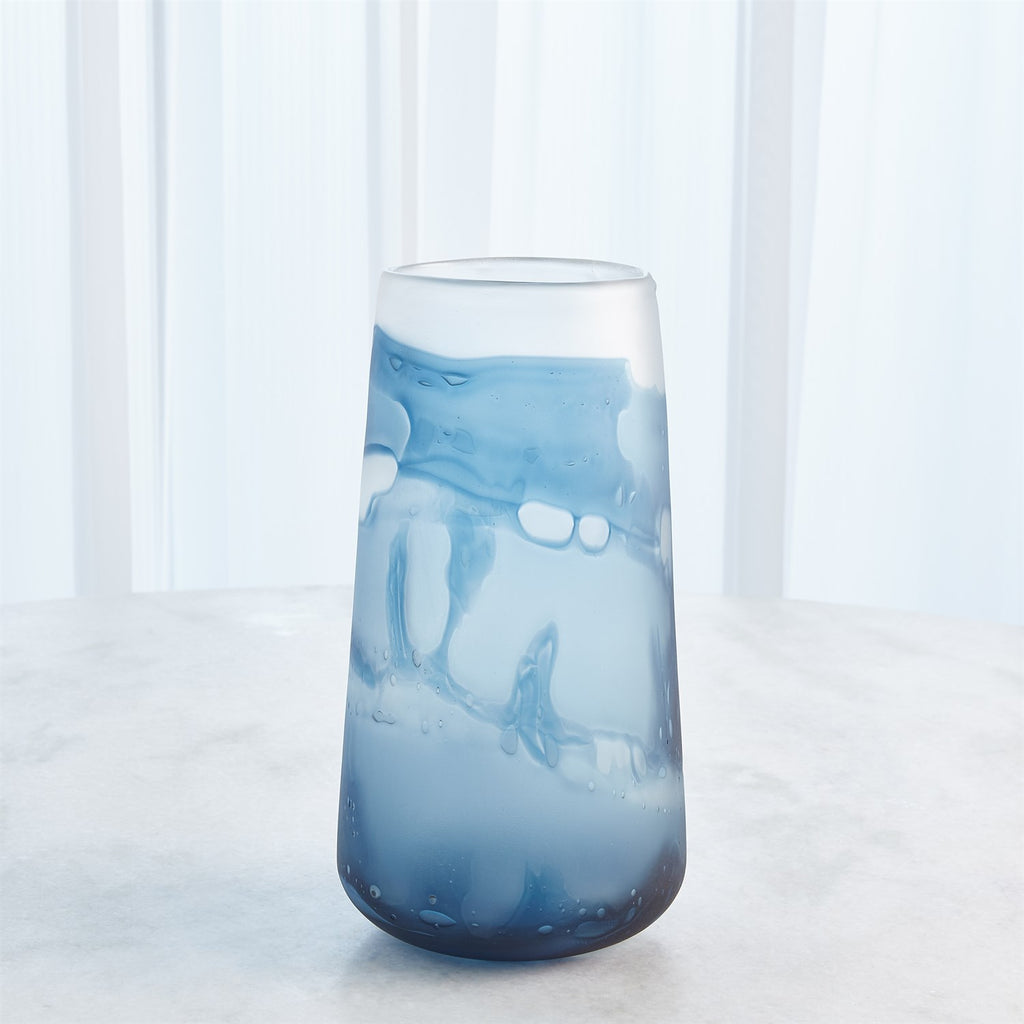 Glacier Vase - Blue - Sm