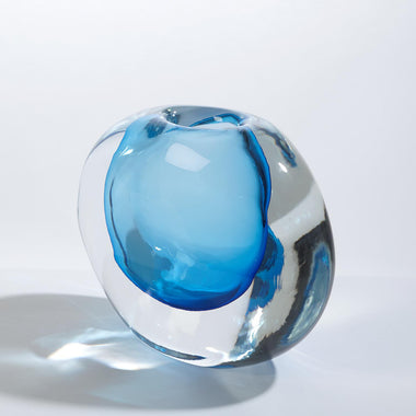 OffSet Round Vase - Cobalt