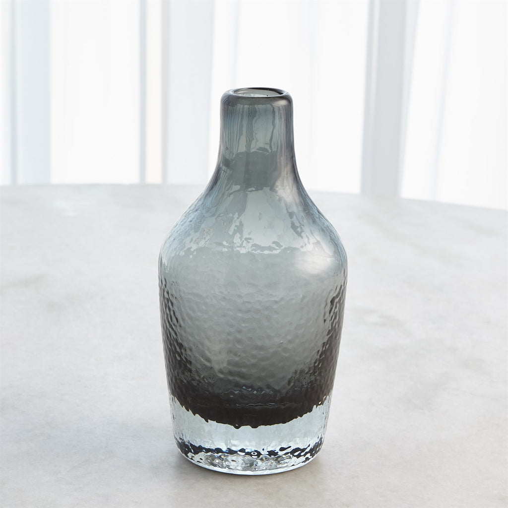 Pebble Bottom Glass Bottle - Grey - Sm