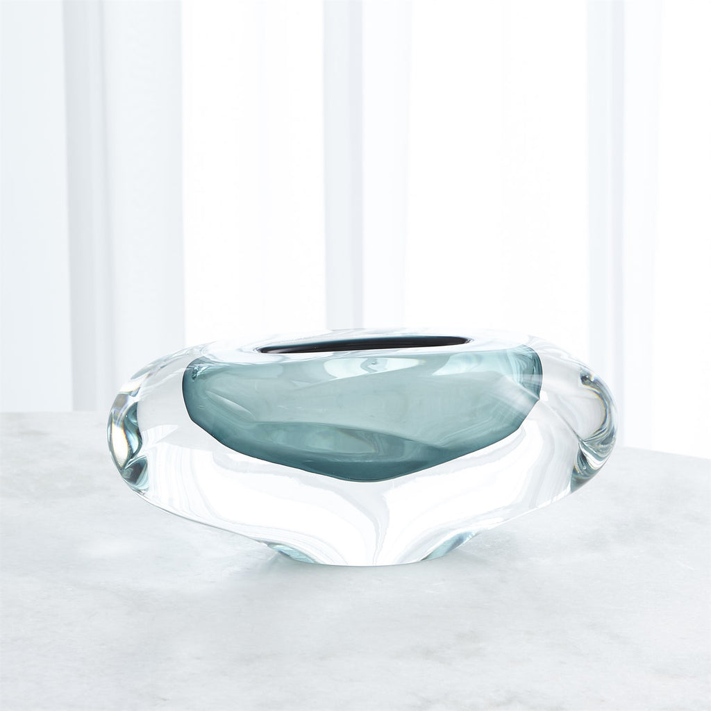 Abstract Bean Vase - Azure - Lg