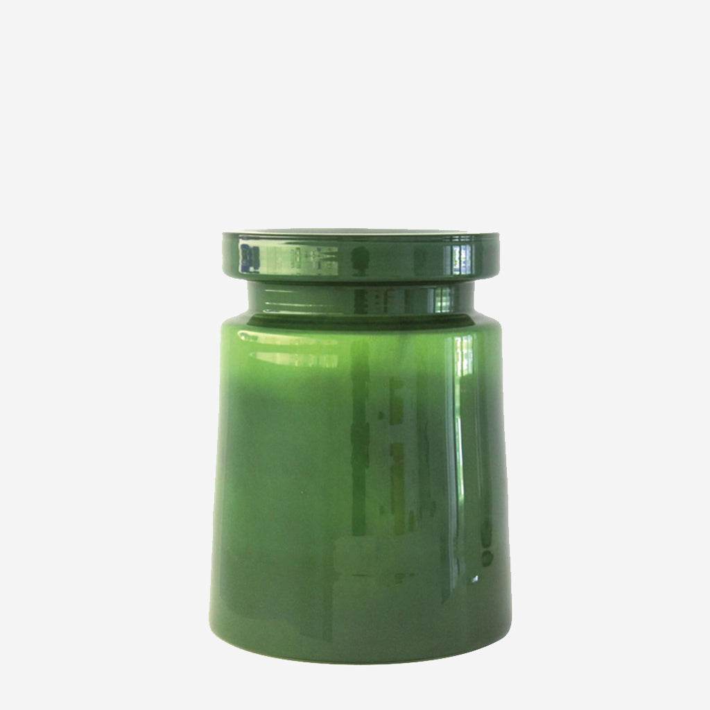 Glass stool - Green