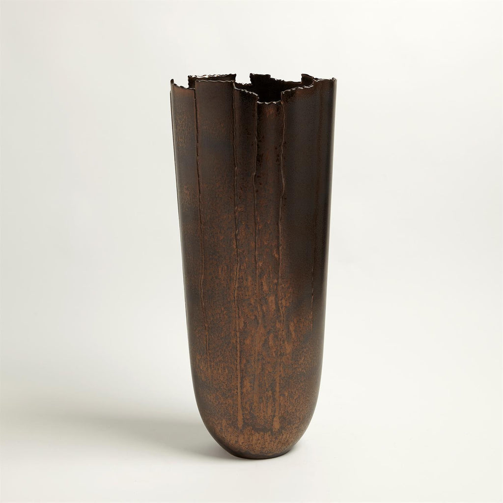 San Andreas Vase - Reactive Bronze - Lg