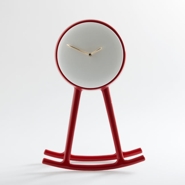 Bosa-Infinity-Table-Clock-Red