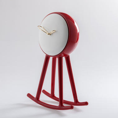 Bosa-Infinity-Table-Clock-Red